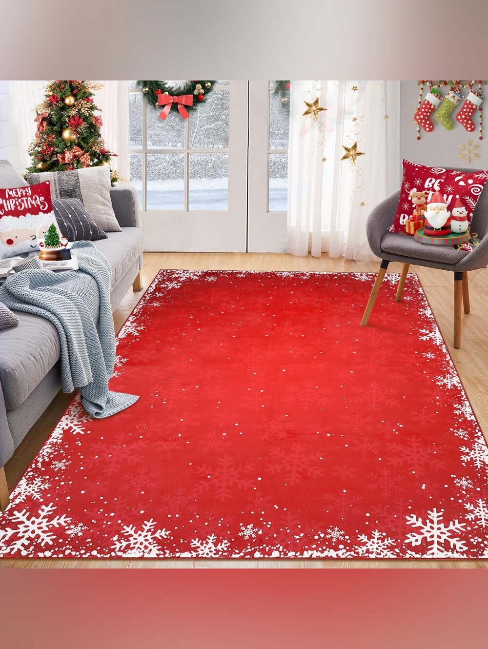 Christmas/Holiday Area Rug - Picture 2 of 7